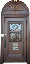 Cortona single straight top with solid transom