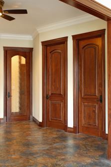 Custom Mahogany Doors